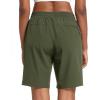 imageMAGCOMSEN Womens Hiking Shorts Lightweight Quick Dry 8quot Golf Shorts Water Resistant with 3 Zipper PocketsArmy Green