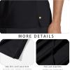 imageMAGCOMSEN Womens Long Sleeve Golf Shirts UPF 50 Polo Moisture Wicking 3Button Placket Casual Shirt for Tennis SportsBlack