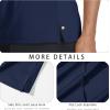 imageMAGCOMSEN Womens Long Sleeve Golf Shirts UPF 50 Polo Moisture Wicking 3Button Placket Casual Shirt for Tennis SportsNavy