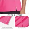 imageMAGCOMSEN Womens Long Sleeve Golf Shirts UPF 50 Polo Moisture Wicking 3Button Placket Casual Shirt for Tennis SportsRose
