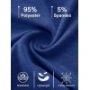 imageMAGCOMSEN Womens Polo Shirts Short Sleeve 4Button Casual Work Collared Shirts Moisture Wicking Golf ShirtsDark Blue