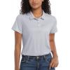 imageMAGCOMSEN Womens Polos Golf Shirts Short Sleeve Collared Shirt Women Quick Dry Fit UPF 50 Tennis Work Athletic TopsLight Grey