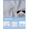 imageMAGCOMSEN Womens Polos Golf Shirts Short Sleeve Collared Shirt Women Quick Dry Fit UPF 50 Tennis Work Athletic TopsLight Grey