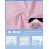 imageMAGCOMSEN Womens Polos Golf Shirts Short Sleeve Collared Shirt Women Quick Dry Fit UPF 50 Tennis Work Athletic TopsLight Pink