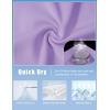 imageMAGCOMSEN Womens Polos Golf Shirts Short Sleeve Collared Shirt Women Quick Dry Fit UPF 50 Tennis Work Athletic TopsLight Purple