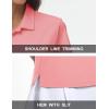 imageMAGCOMSEN Womens Polos Golf Shirts Short Sleeve Collared Shirt Women Quick Dry Fit UPF 50 Tennis Work Athletic TopsPink