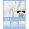 imageMAGCOMSEN Womens Polos Golf Shirts Short Sleeve Collared Shirt Women Quick Dry Fit UPF 50 Tennis Work Athletic TopsWhite