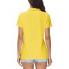 imageMAGCOMSEN Womens Polos Golf Shirts Short Sleeve Collared Shirt Women Quick Dry Fit UPF 50 Tennis Work Athletic TopsYellow