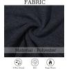 imageMAGCOMSEN Womens Quarter Zip Pullover Polar Fleece Jacket Soft Lightweight Sweatshirts Long Sleeve Warm TopsBlack