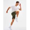 imageMAGCOMSEN Mens Athletic Running Shorts 8quot Quick Dry Lightweight Workout Gym Sports Hiking Shorts UPF 50 with 3 PocketsArmy Green