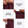 imageMAGCOMSEN Mens Athletic Running Shorts 8quot Quick Dry Lightweight Workout Gym Sports Hiking Shorts UPF 50 with 3 PocketsBurgundy
