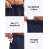 imageMAGCOMSEN Mens Athletic Running Shorts 8quot Quick Dry Lightweight Workout Gym Sports Hiking Shorts UPF 50 with 3 PocketsNavy