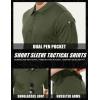 imageMAGCOMSEN Mens Polo Shirt Quick Dry Performance Short Sleeve Tactical Shirts Pique Jersey Golf Shirt03 Army Green