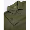 imageMAGCOMSEN Mens Polo Shirt Quick Dry Performance Short Sleeve Tactical Shirts Pique Jersey Golf Shirt03 Army Green
