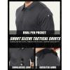 imageMAGCOMSEN Mens Polo Shirt Quick Dry Performance Short Sleeve Tactical Shirts Pique Jersey Golf Shirt04 Grey