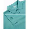 imageMAGCOMSEN Mens Polo Shirt Quick Dry Performance Short Sleeve Tactical Shirts Pique Jersey Golf Shirt18 Grey Green