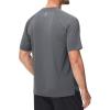 imageMAGCOMSEN Mens Dry Fit Shirts Mesh Short Sleeve Athletic Lightweight Workout Performance Hiking ShirtMediumgrey