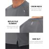imageMAGCOMSEN Mens Dry Fit Shirts Mesh Short Sleeve Athletic Lightweight Workout Performance Hiking ShirtMediumgrey
