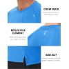 imageMAGCOMSEN Mens Dry Fit Shirts Mesh Short Sleeve Athletic Lightweight Workout Performance Hiking ShirtSkyblue