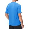 imageMAGCOMSEN Mens Dry Fit Shirts Mesh Short Sleeve Athletic Lightweight Workout Performance Hiking ShirtSkyblue