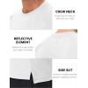 imageMAGCOMSEN Mens Dry Fit Shirts Mesh Short Sleeve Athletic Lightweight Workout Performance Hiking ShirtWhite