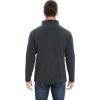 imageMAGCOMSEN Mens Fleece Full Zip Jacket Lightweight Stand Collar Jackets Soft Warm Windproof Casual Coats with Zipper PocketsBlack