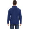 imageMAGCOMSEN Mens Fleece Full Zip Jacket Lightweight Stand Collar Jackets Soft Warm Windproof Casual Coats with Zipper PocketsDark Blue