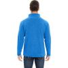 imageMAGCOMSEN Mens Fleece Full Zip Jacket Lightweight Stand Collar Jackets Soft Warm Windproof Casual Coats with Zipper PocketsSea Blue