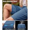imageMAGCOMSEN Mens Hiking Cargo Shorts 10quot Lightweight Outdoor Work Shorts for Men Travel Casual with 5 PocketsBluegray