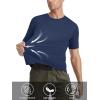 imageMAGCOMSEN Mens Short Sleeve UPF 50 TShirt Quick Dry Rash Guard Athletic Running Swim Top Tee Performance Water Shirts04navy