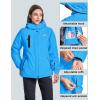 imageMAGCOMSEN Womens Winter Coats Waterproof Insulated Snow Ski Jacket Hood Fleece Lined Warm Mountain Snowboarding WindbreakerMoonorchid
