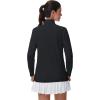 imageMAGCOMSEN Womens Quarter Zip Pullover Long Sleeve UPF 50 Rashguard Golf Sun Protection Shirts Quick Dry Workout TopsBlack