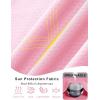 imageMAGCOMSEN Womens Quarter Zip Pullover Long Sleeve UPF 50 Rashguard Golf Sun Protection Shirts Quick Dry Workout TopsLight Pink