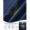 imageMAGCOMSEN Womens Quarter Zip Pullover Long Sleeve UPF 50 Rashguard Golf Sun Protection Shirts Quick Dry Workout TopsNavy Blue