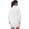 imageMAGCOMSEN Womens Quarter Zip Pullover Long Sleeve UPF 50 Rashguard Golf Sun Protection Shirts Quick Dry Workout TopsWhite