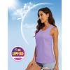 imageMAGCOMSEN Womens Sleeveless Workout Shirts UPF 80 Dry Fit Running Wicking Tank Tops Athletic Gym SummerLight Purple