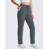 imageMAGCOMSEN Womens Sherpa Lined Sweatpants Winter Warm Fleece Pants Water Resistant Heavy Insulated Thermal Pants OutdoorDark Grey