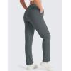 imageMAGCOMSEN Womens Sherpa Lined Sweatpants Winter Warm Fleece Pants Water Resistant Heavy Insulated Thermal Pants OutdoorDark Grey