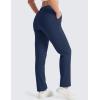 imageMAGCOMSEN Womens Sherpa Lined Sweatpants Winter Warm Fleece Pants Water Resistant Heavy Insulated Thermal Pants OutdoorNavy
