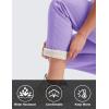 imageMAGCOMSEN Womens Sherpa Lined Sweatpants Winter Warm Fleece Pants Water Resistant Heavy Insulated Thermal Pants OutdoorTaro Purple