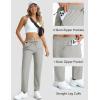 imageMAGCOMSEN Womens Hiking Pants Lightweight Quick Dry UPF 50 Water Resistant Elastic Waist Golf Travel Pants Zip PocketsLight Grey