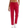 imageMAGCOMSEN Womens Hiking Pants Lightweight Quick Dry UPF 50 Water Resistant Elastic Waist Golf Travel Pants Zip PocketsRed