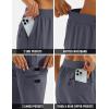imageMAGCOMSEN Womens 13quot Long Hiking Shorts UPF50 Lightweight Quick Dry Knee Length Bermuda Cargo Shorts with 6 PocketsDark Gray