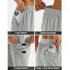 imageMAGCOMSEN Womens 13quot Long Hiking Shorts UPF50 Lightweight Quick Dry Knee Length Bermuda Cargo Shorts with 6 PocketsLight Dray