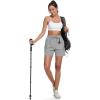 imageMAGCOMSEN Womens 5quot Hiking Cargo Shorts UPF 50 Lightweight Quick Dry Summer Golf Athletic Casual Shorts 4 PocketsLight Gray