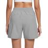imageMAGCOMSEN Womens 5quot Hiking Cargo Shorts UPF 50 Lightweight Quick Dry Summer Golf Athletic Casual Shorts 4 PocketsLight Gray