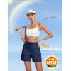 imageMAGCOMSEN Womens 5quot Hiking Cargo Shorts UPF 50 Lightweight Quick Dry Summer Golf Athletic Casual Shorts 4 PocketsNavy Blue