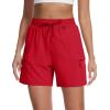 imageMAGCOMSEN Womens 5quot Hiking Cargo Shorts UPF 50 Lightweight Quick Dry Summer Golf Athletic Casual Shorts 4 PocketsRed