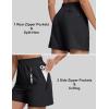 imageMAGCOMSEN Womens 5quot Hiking Cargo Shorts UPF 50 Quick Dry Lightweight Golf Athletic Casual Summer Shorts with PocketsBlack