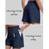 imageMAGCOMSEN Womens 5quot Hiking Cargo Shorts UPF 50 Quick Dry Lightweight Golf Athletic Casual Summer Shorts with PocketsNavy Blue